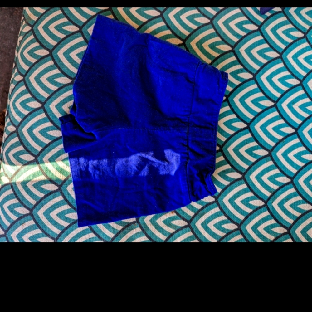 Tbbc size 12/18 m blue corduroy shorts